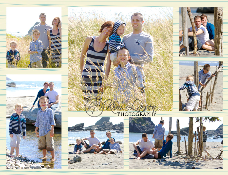 Brookings Lone Ranch Beach Family Portraits ©Kim Larsen Photography