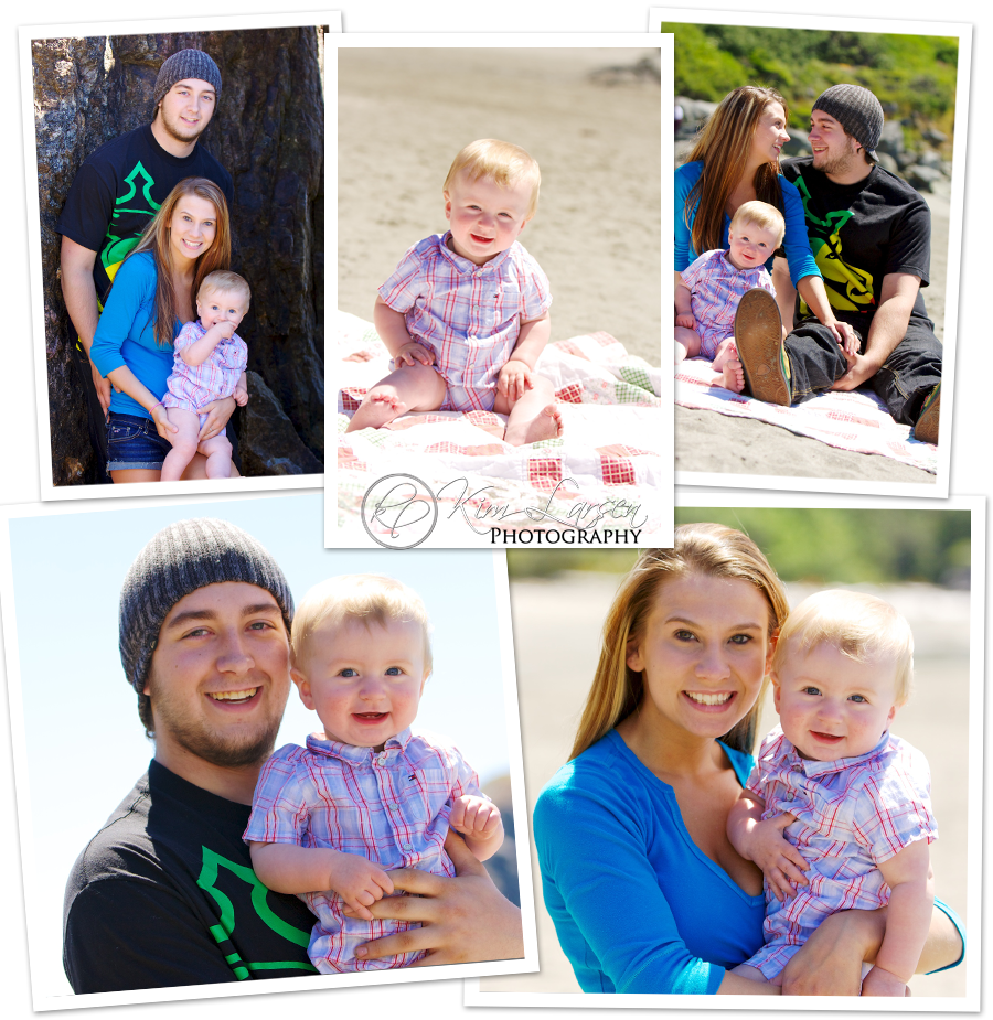 Brookings Beach Family Portraits ©Kim Larsen Photography